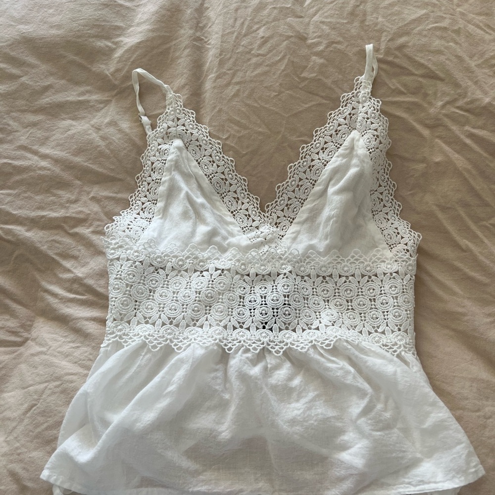 White Lace Top